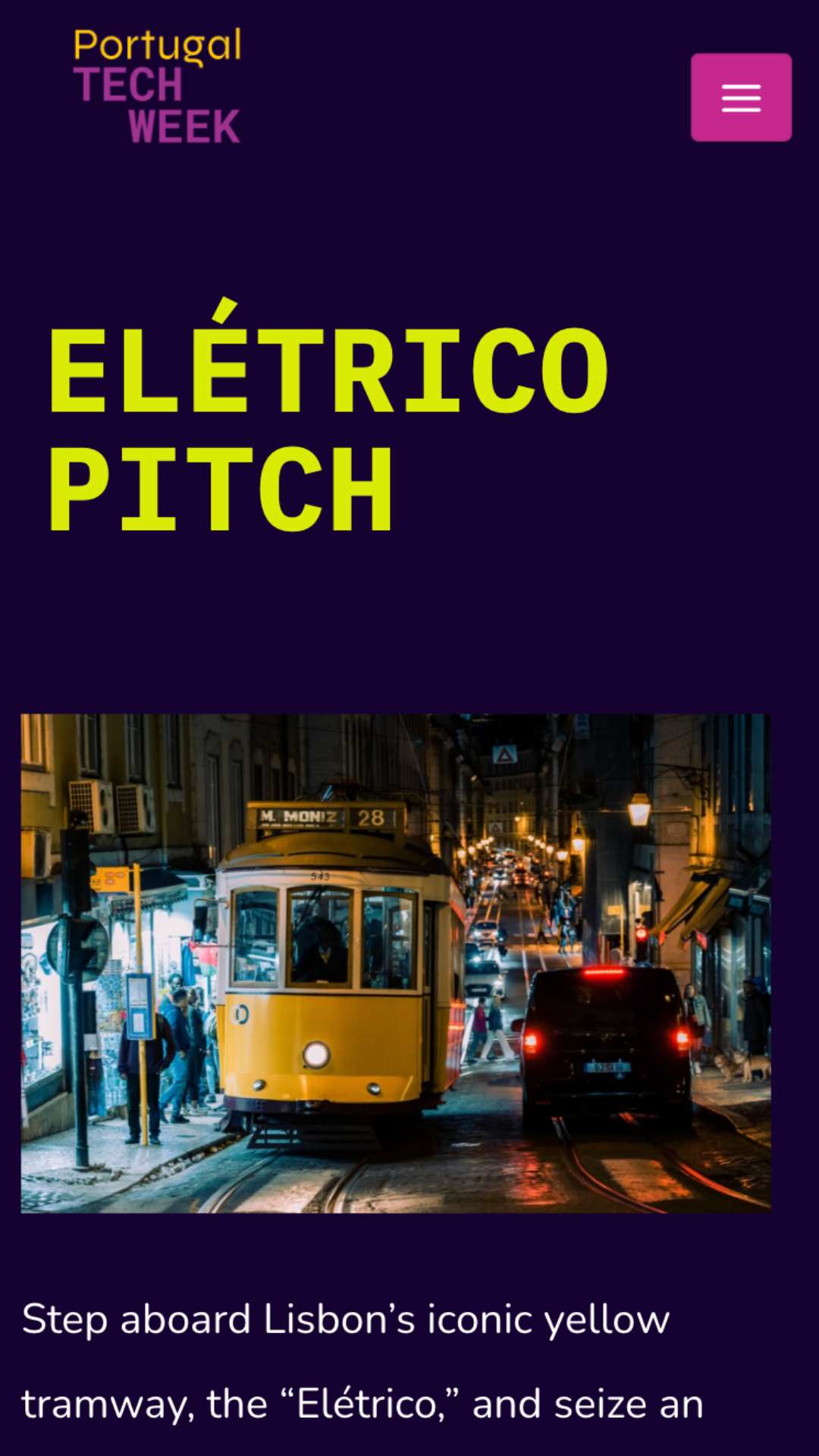 Portugal Tech Week 1